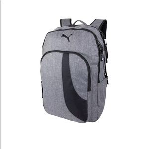 Puma 18” system backpack gray/black laptop sleeve